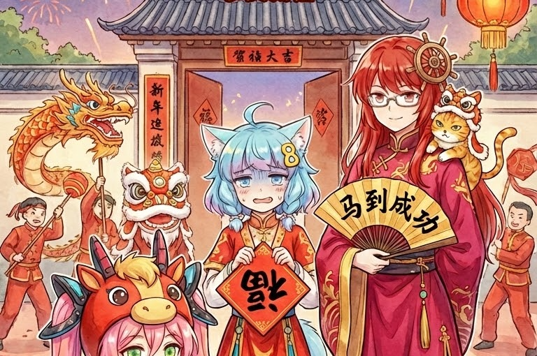 【BN2026】2026御所拜年祭 之 兄妹日常 （每期小剧场漫画合集）（200张）